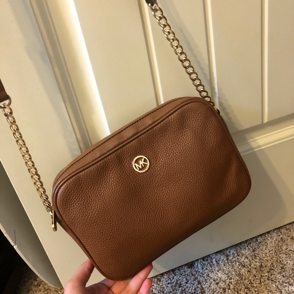Authentic Michael Kors Soft Leather Crossbody Bag